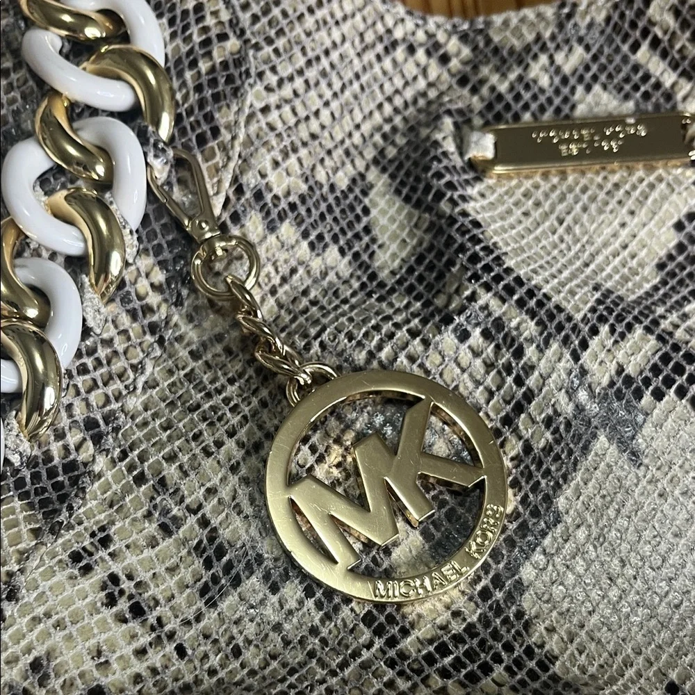 Michael Kors Python Embossed Boho